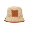 Jacquemus Raffia Bucket Hat 'Light Brown'