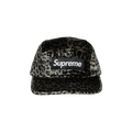 Supreme Leopard Velvet Camp Cap 'Black'