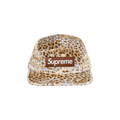 Supreme Leopard Velvet Camp Cap 'Tan'