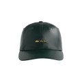 Aimé Leon Dore Brass Logo Leather Hat 'Pine Grove'
