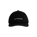 And Wander Cotton Twill Cap 'Black'