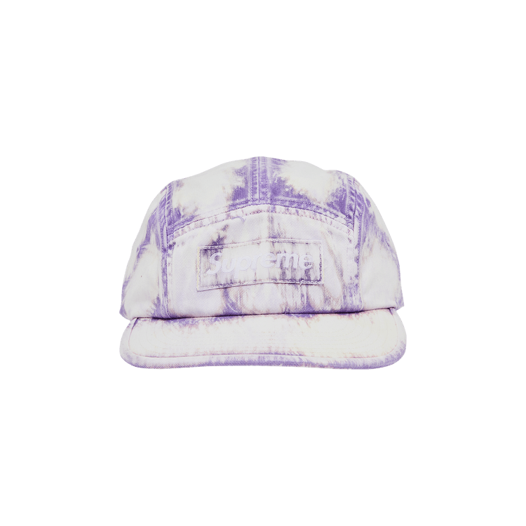 Supreme Bleached Chino Camp Cap 'Purple'