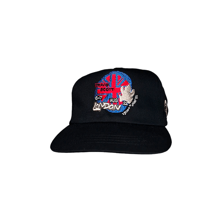 Cactus Jack by Travis Scott O2 Live Union Jack Hat 'Black'
