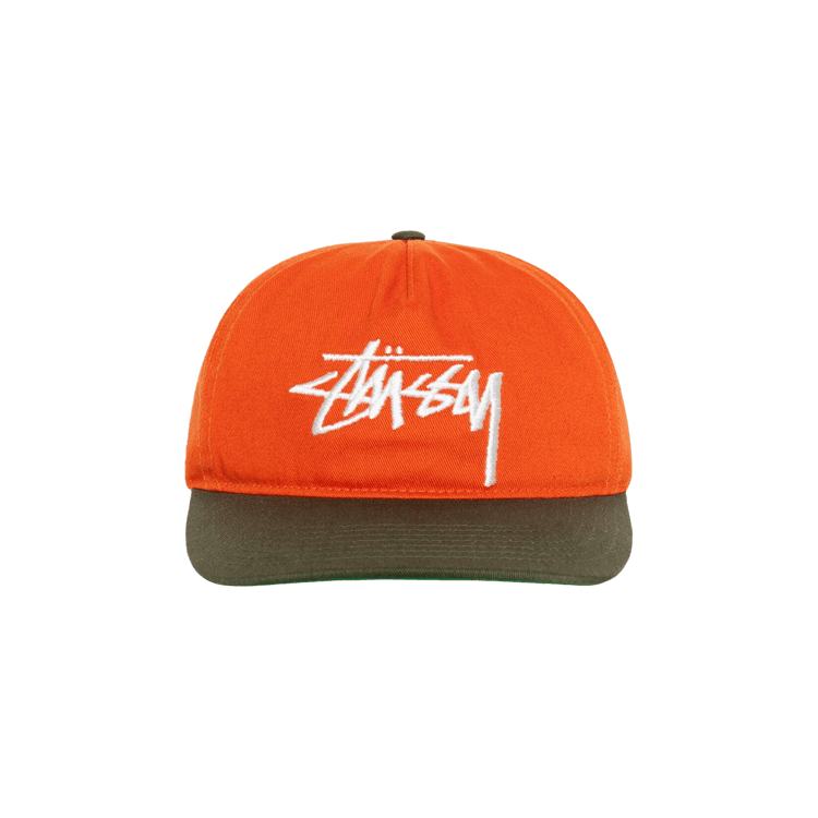 Stussy Mid-Depth Big Stock Snapback Cap 'Yam'