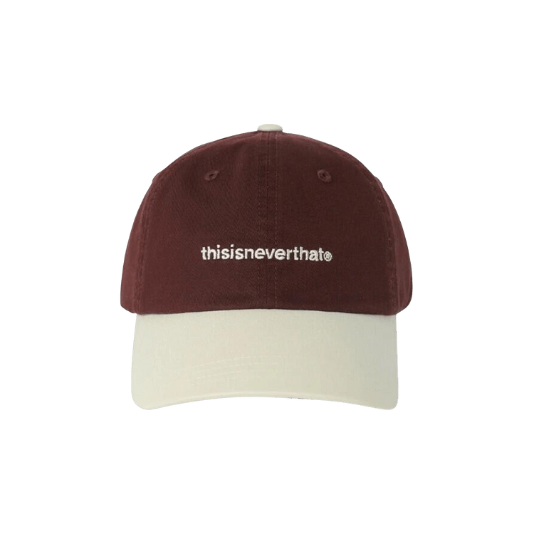 thisisneverthat T-Logo Cap 'Burgundy/Ivory'