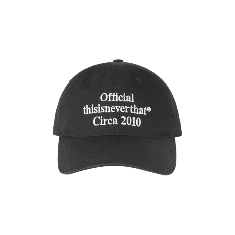 thisisneverthat Times Cap 'Black'