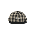 Supreme Script Logo 6-Panel 'Black Plaid'
