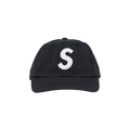 Supreme Seersucker S Logo 6-Panel 'Black'