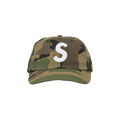 Supreme Seersucker S Logo 6-Panel 'Woodland Camo'