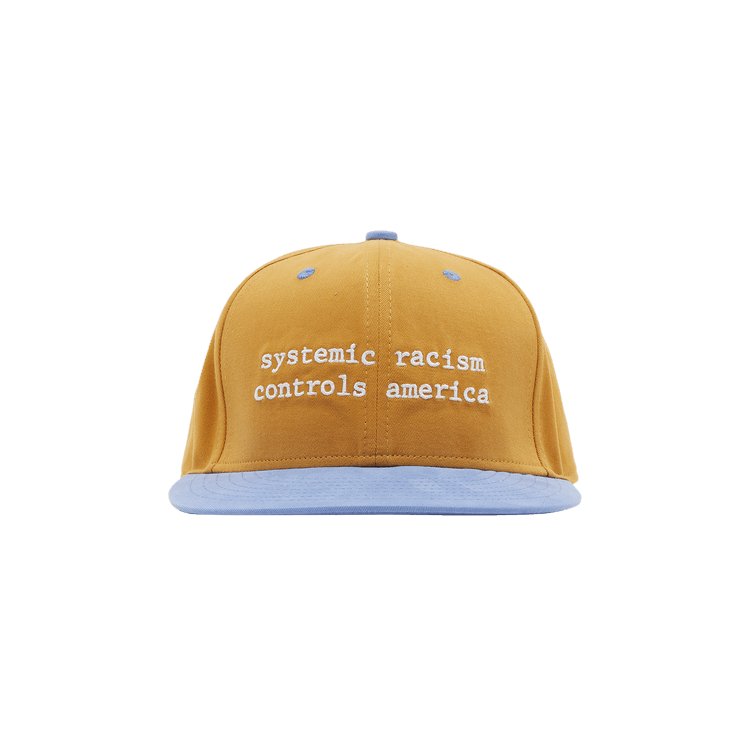 Denim Tears x Arthur Jafa Systemic Racism Controls America Hat 'Orange'