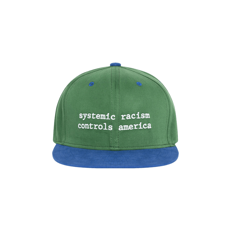 Denim Tears x Arthur Jafa Systemic Racism Controls America Hat 'Green'