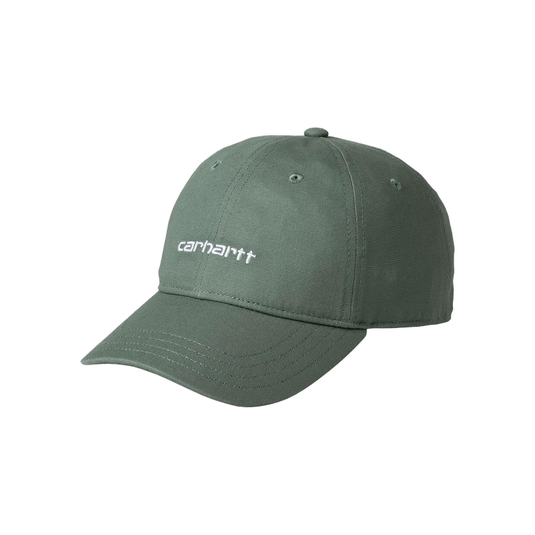 Carhartt WIP Canvas Script Cap 'Park/White'
