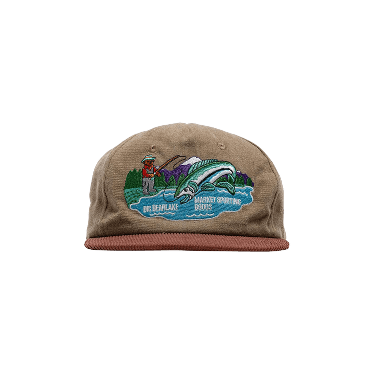 Market Big Bear 5 Panel Hat 'Earth'