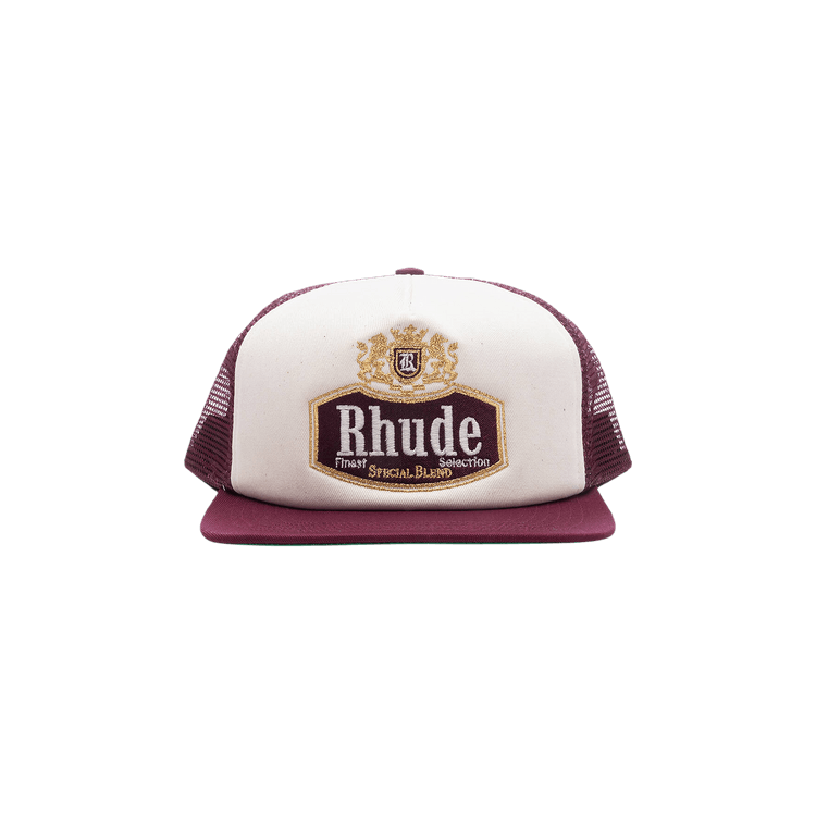 Rhude Special-Blend Trucker Hat 'Maroon/Off White'