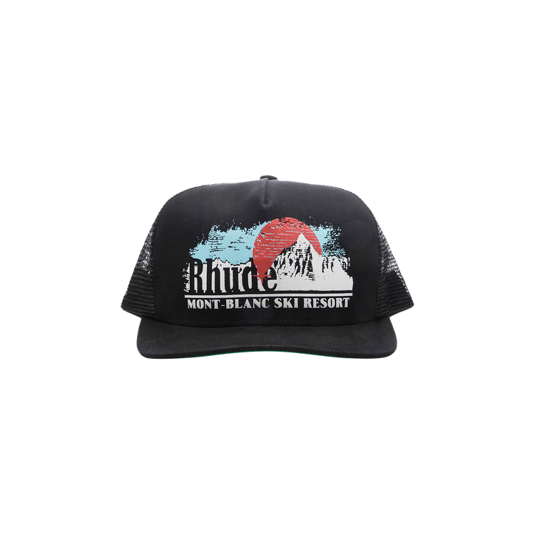Rhude Mont-Blanc Trucker Hat 'Black'