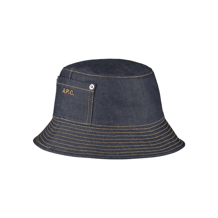 A.P.C. Thais Denim Bucket Hat 'Indigo'
