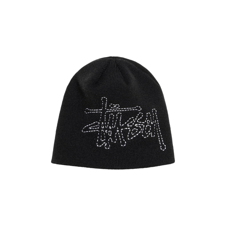 Stussy Stitch Basic Logo Skullcap 'Black'