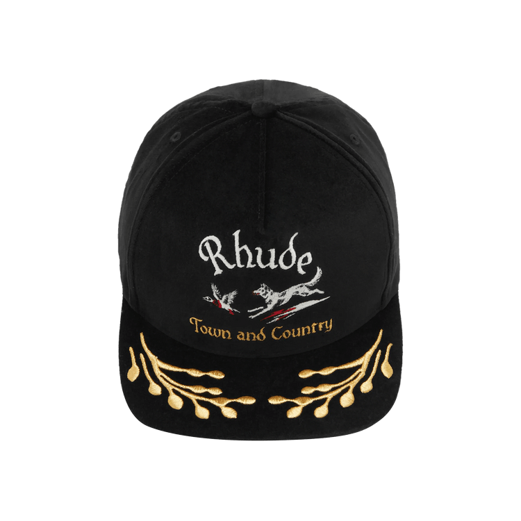 Rhude Wine Country Souvenir Hat 'Black'