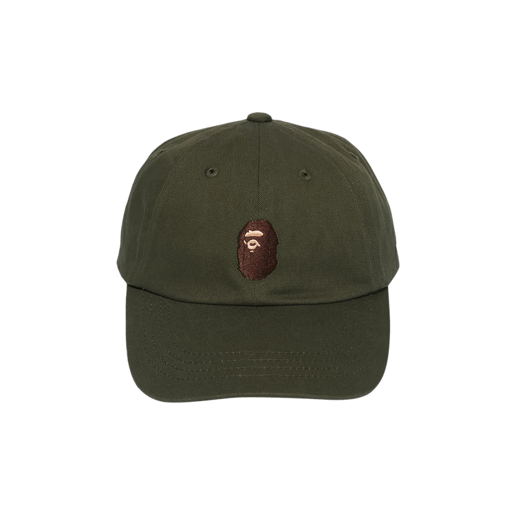 BAPE Ape Head Panel Cap 'Olive Drab'