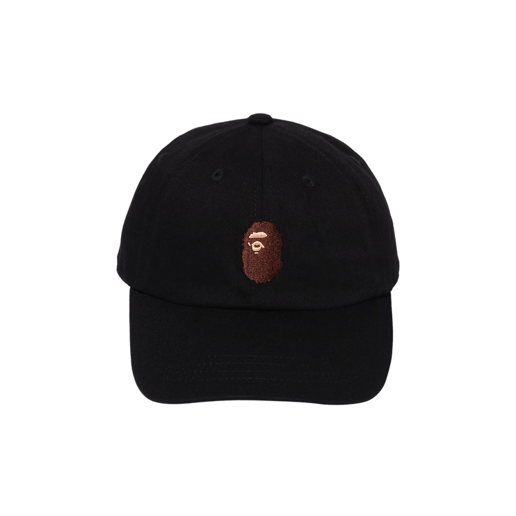 BAPE Ape Head Panel Cap 'Black'