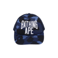 BAPE Color Camo Nyc Logo Mesh Cap 'Navy'