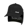 Palace Font Shell Neck Saver 6-Panel 'Black'