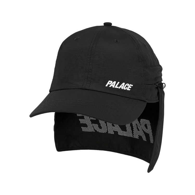 Palace Font Shell Neck Saver 6-Panel 'Black'