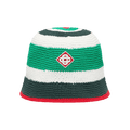 Casablanca Crochet Hat 'Green/White'