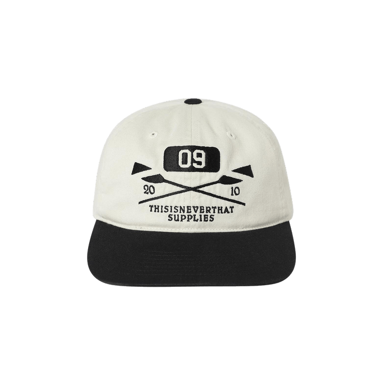 thisisneverthat Embroidered Paddle Cap 'Ivory/Black'