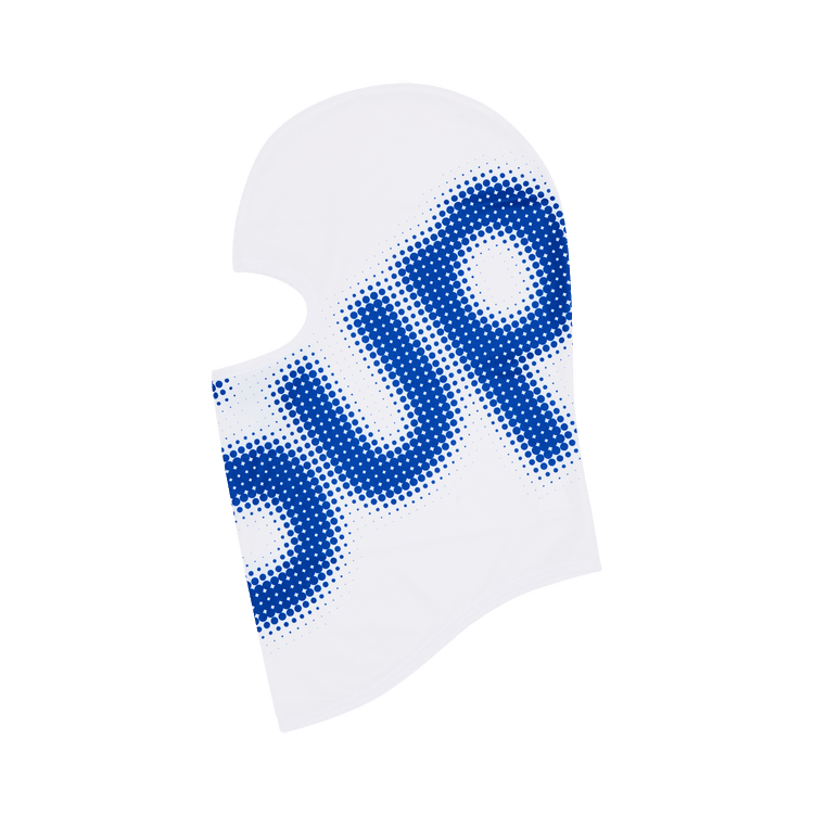Supreme Halftone Lightweight Balaclava 'White'