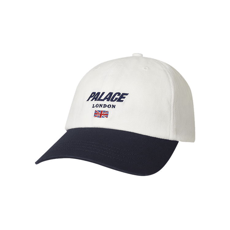 Palace London 6-Panel 'White/Navy'