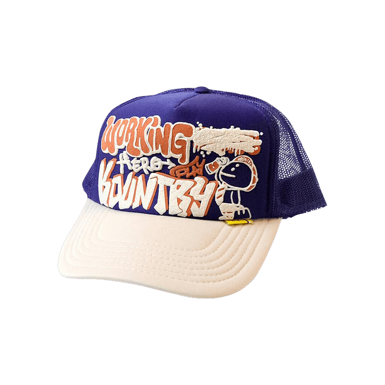 Kapital Working Hero Truck Cap 'Purple/Ecru'