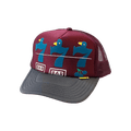 Kapital Lucky Battery Bird Truck Cap 'Burgundy/Charcoal'