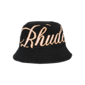 Rhude Script Bucket Hat 'Black/Pink/Orange'