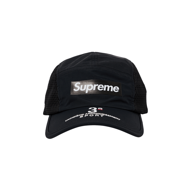 Supreme Mesh Side Panel Camp Cap 'Black'