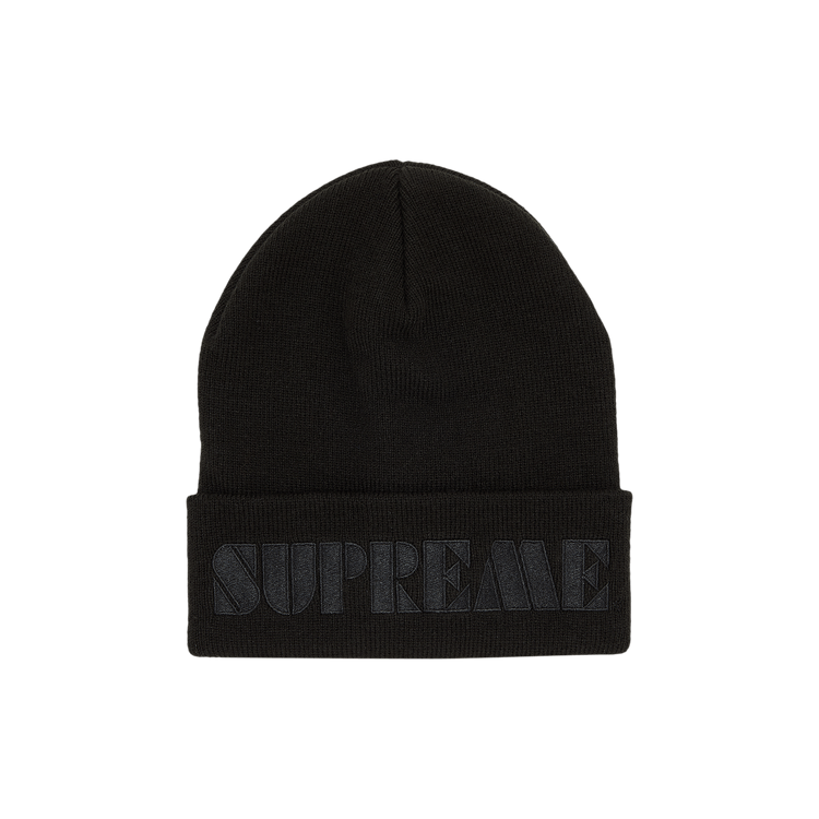 Supreme Stencil Beanie 'Black'