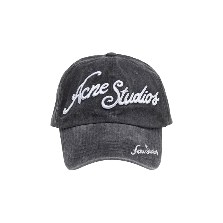 Acne Studios Logo Cap 'Faded Black'