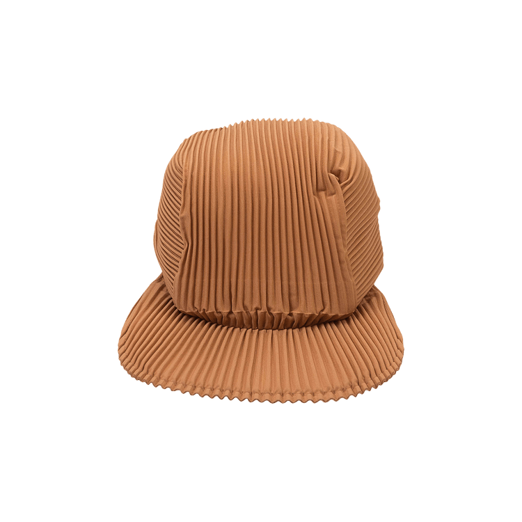 Issey Miyake Pleats Cap 'Copper Orange'