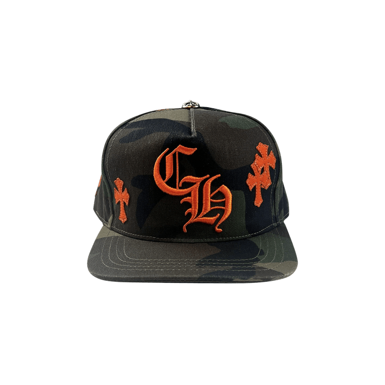 Chrome Hearts Cross Patch Hat 'Camo/Orange'
