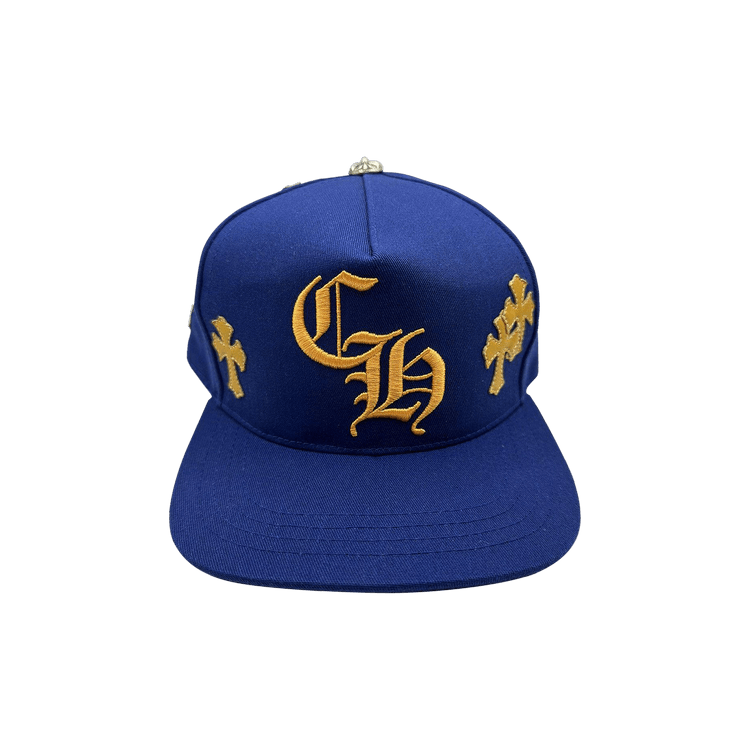 Chrome Hearts Cross Patch Hat 'Blue/Yellow'