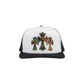 Chrome Hearts Triple Cross Trucker Hat 'Black White'