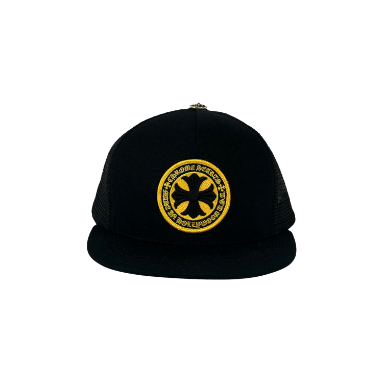 Chrome Hearts Plus Cross Seal Stamp Trucker Hat 'Black'