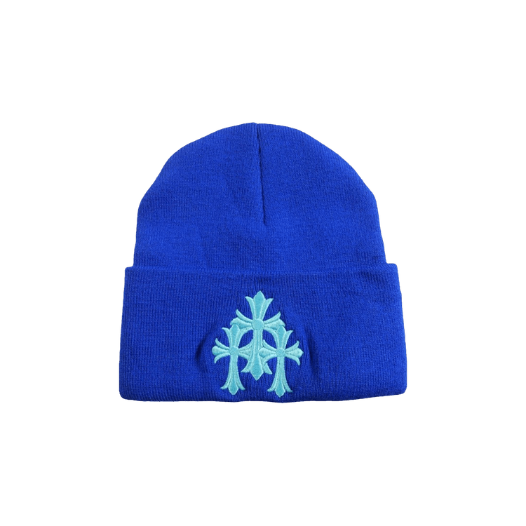 Chrome Hearts Triple Cross Watch Cap 'Blue'