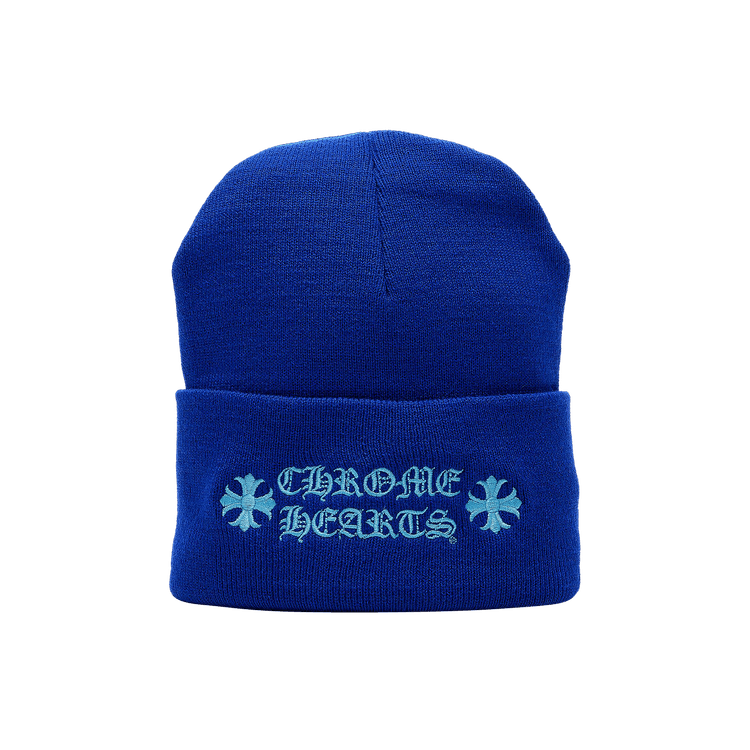 Chrome Hearts Logo Beanie 'Blue'