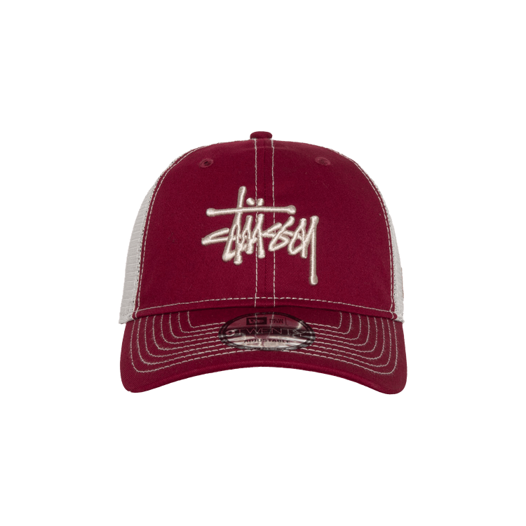 Stussy New Era 9Twenty Basic Trucker 'Cardinal'
