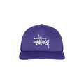 Stussy Trucker Big Basic Snapback 'Deep Violet'