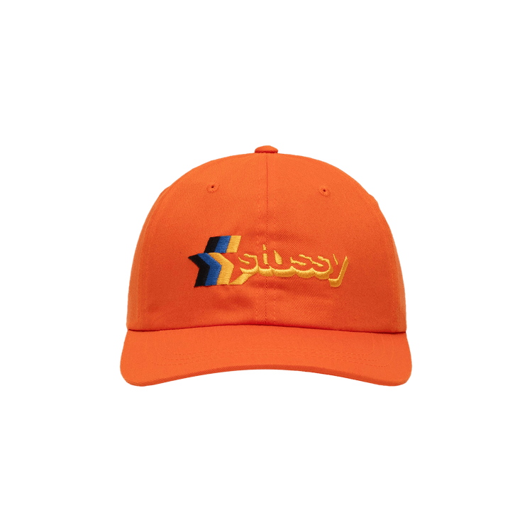 Stussy Low Pro 3 Star Strapback 'Orange'