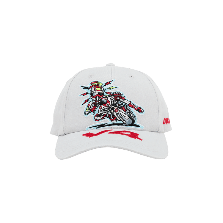 Supreme x Ducati 6-Panel 'Grey'