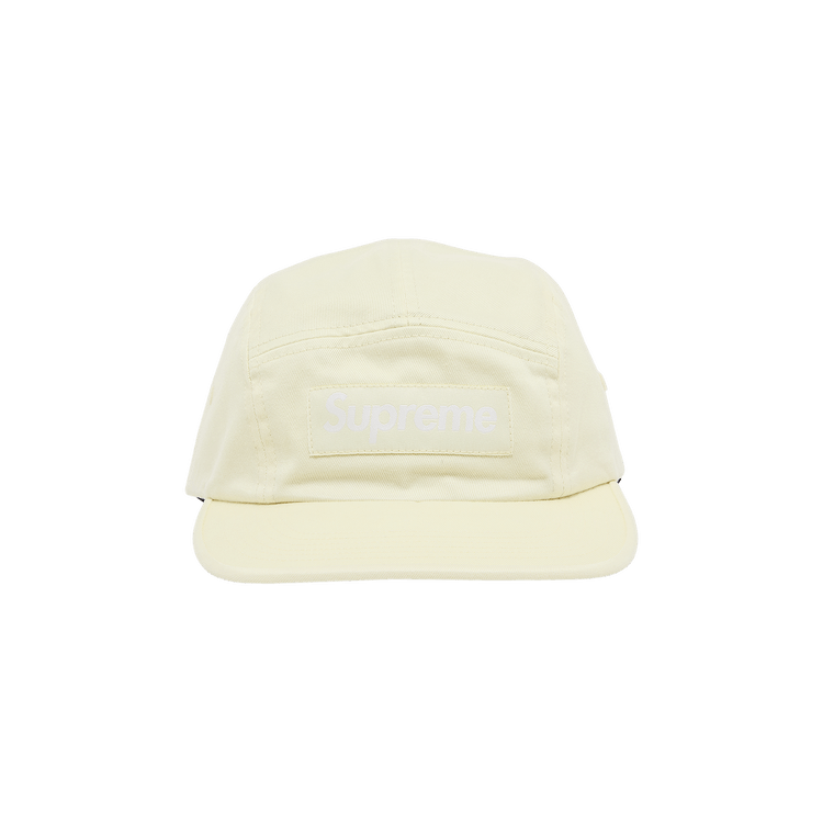 Supreme Washed Chino Twill Camp Cap 'Light Yellow'