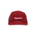 Supreme Coated Denim Camp Cap 'Red'